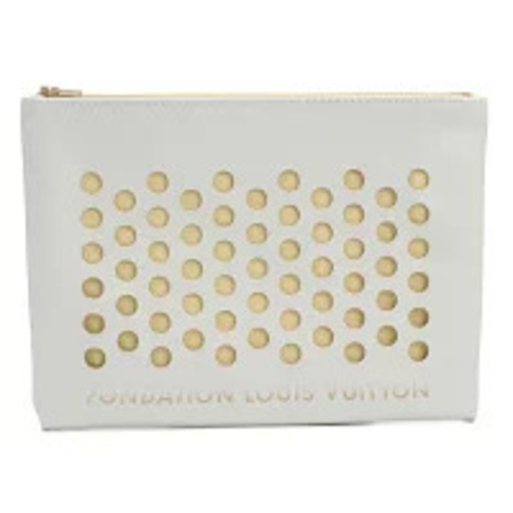 Louis Vuitton clutch bag silver